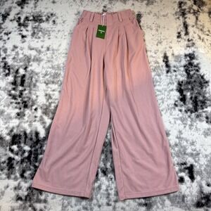 HALARA Wide Leg Pants in Dusty Pink